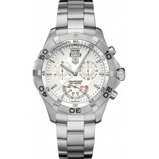 Tag Heuer Aquaracer Grande Date Silver Dial Men's Watch CAF101B-BA0821